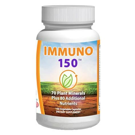 This product has 9 exotic fruits, 13 vitamins, 17 herbs, 18 amino acids, 70 plant derived colloidal. . Immuno 150